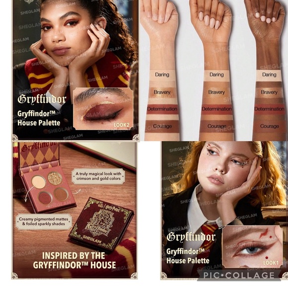 SHEGLAM Harry Potter Gryffindor House Eye Shadow Palette NIB 3.7 g / 0.13 oz - Picture 8 of 8